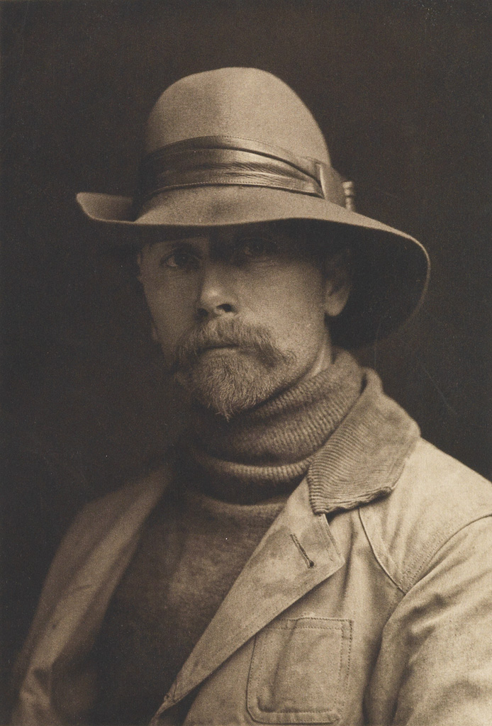 EDWARD S. CURTIS (1868-1952) Self-portrait.
